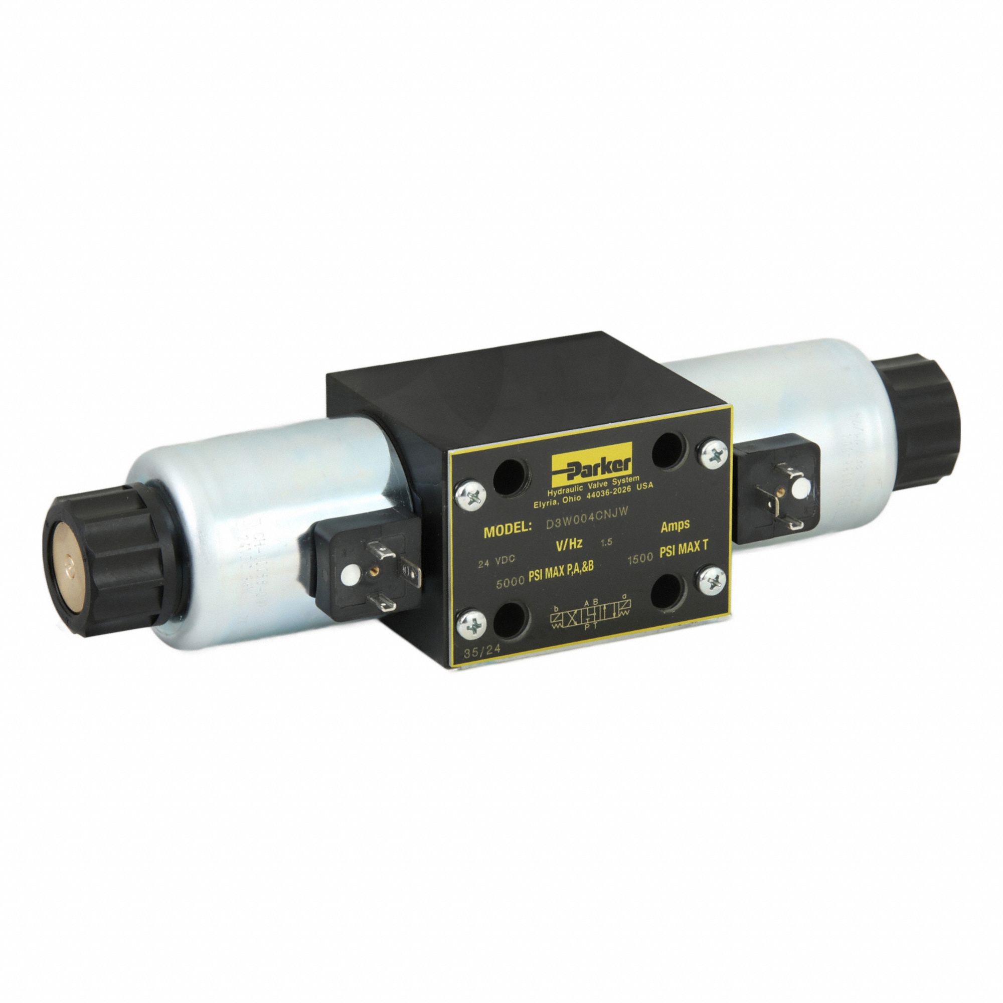 PARKER, 34.3 gpm Max Flow Rate, D05 NFPA Size, Hydraulic