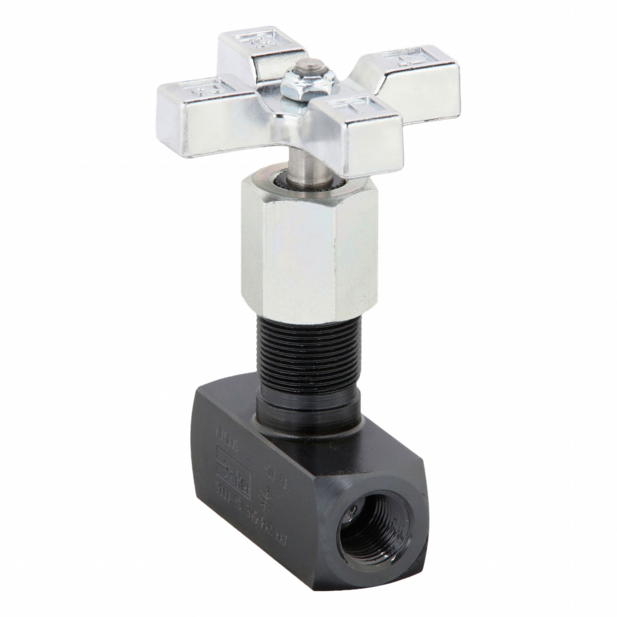 Metering Valve: 8 gpm Max Flow Rate, 3/8 in NPT, 3/8 in NPT, 5, 000 psi Max Pressure, Steel