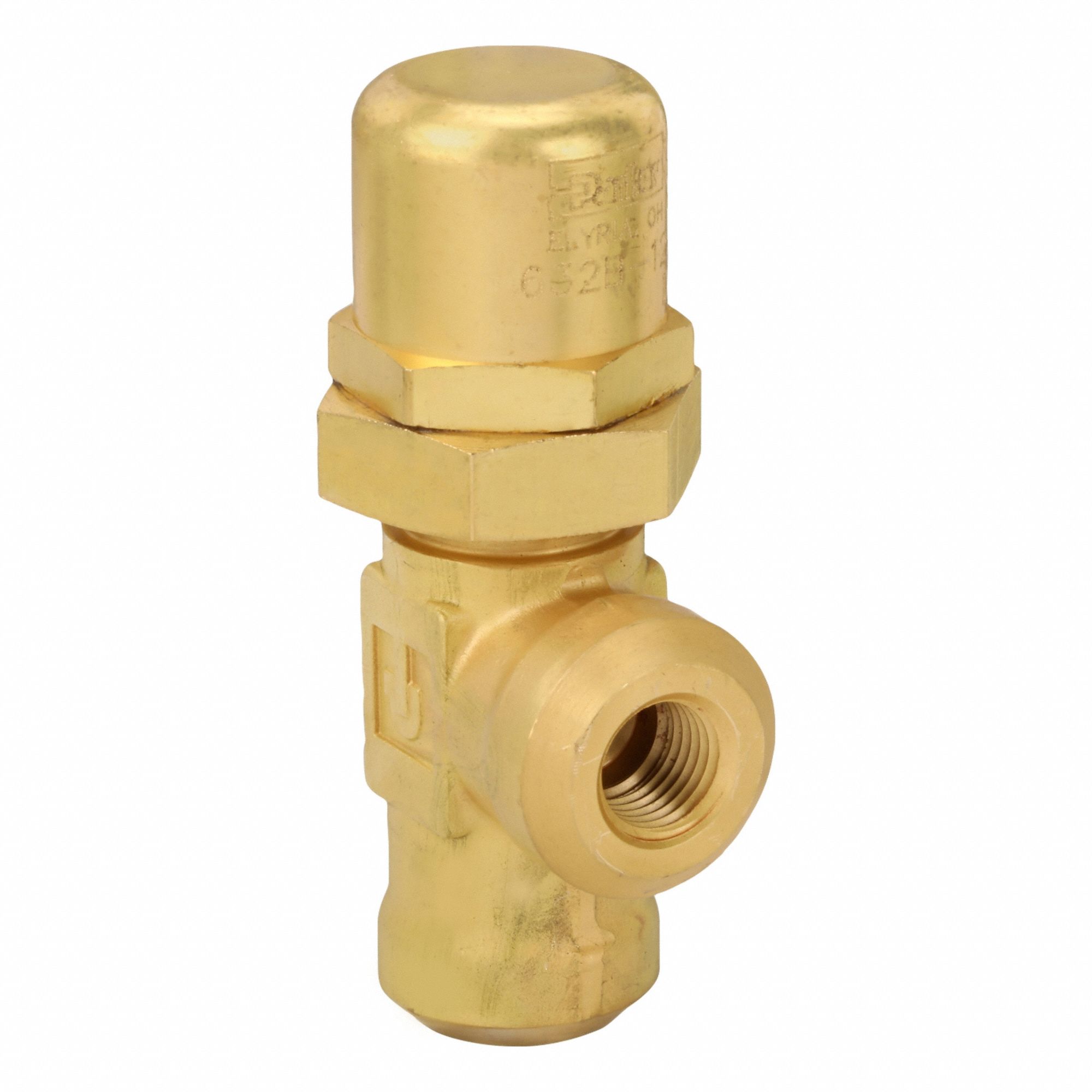 Pressure Control Valve: 4 gpm, 2, 600 psi Max Set, Brass, 1/4 in NPT