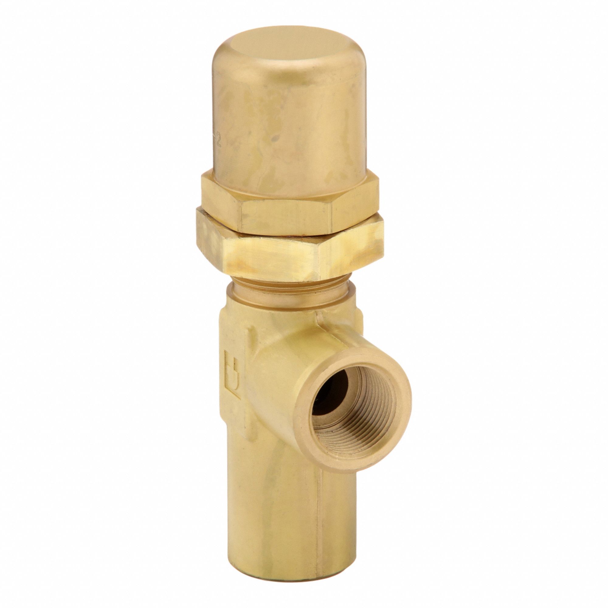 Pressure Control Valve: 15 gpm, 3, 200 psi Max Set, Brass, 3/4 in NPT