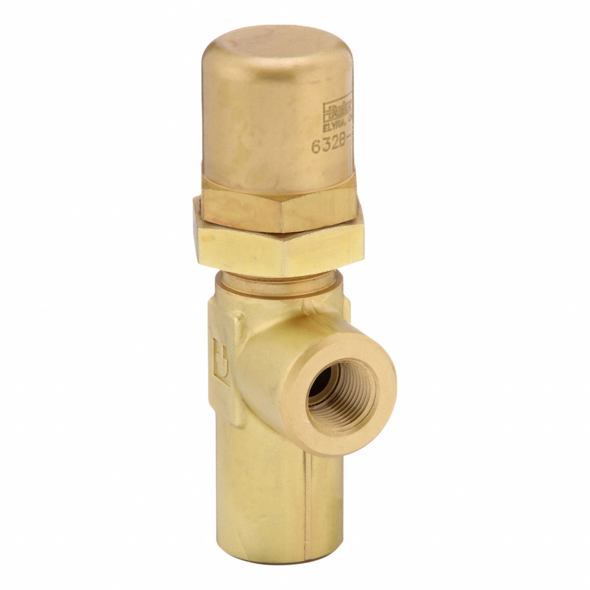 Pressure Control Valve: 10 gpm, 850 psi Max Set, Brass, 1/2 in NPT