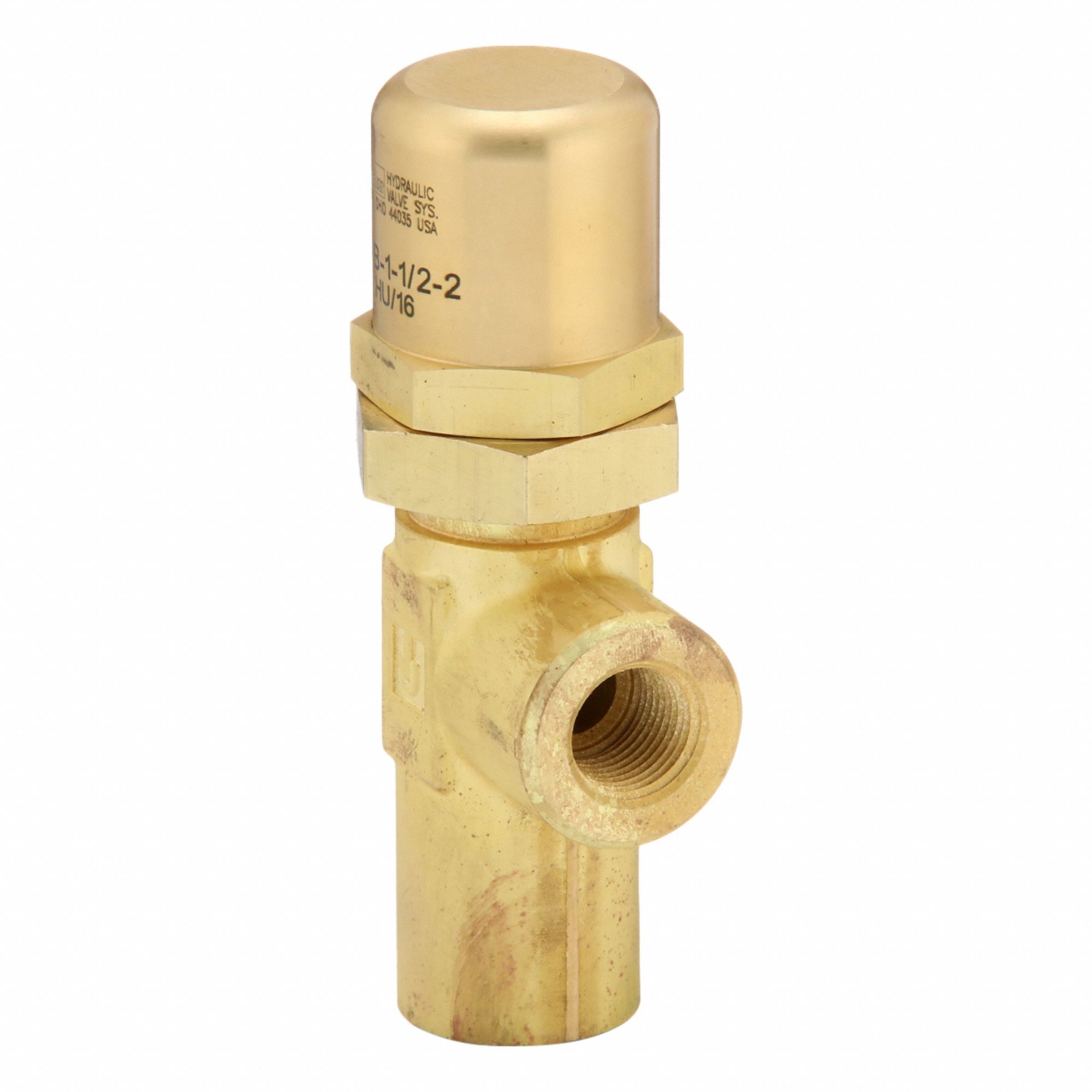 Pressure Control Valve: 10 gpm, 10 psi Max Set, Brass, 1/2 in NPT