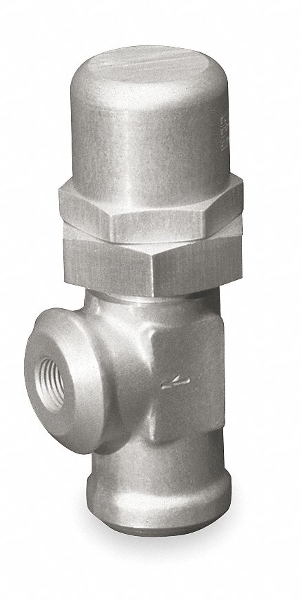 Pressure Control Valve: 15 gpm, 90 psi Max Set, Brass, 3/4 in NPT