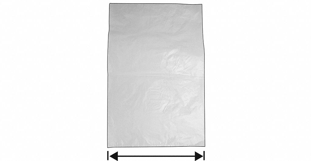 Flat Poly Plastic Bag 4-mil 6x14 cs/1000 Clear Packaging Heat Seal FDA 122375 