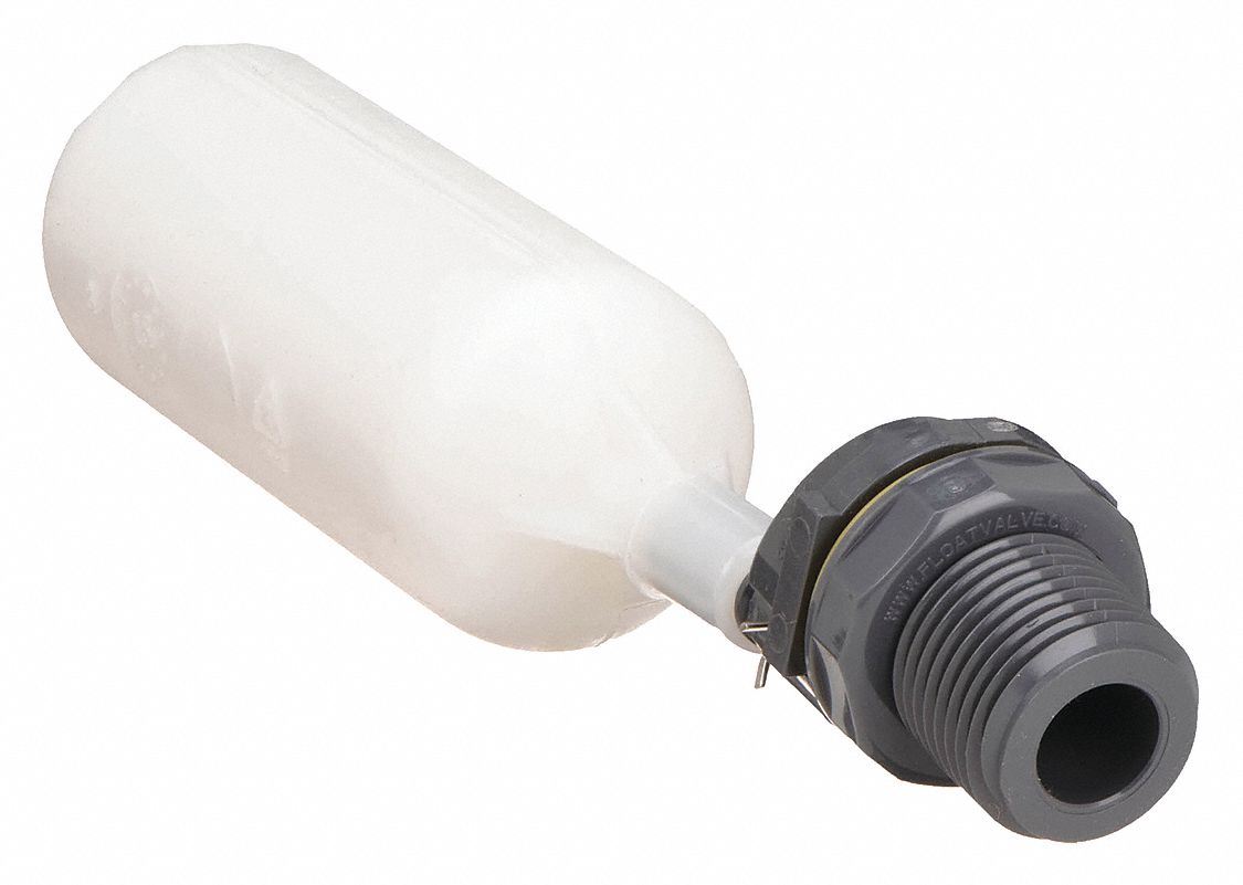 KERICK, 67/10 in x 1 in Lg and Mounting Size, 1/2 in Size, Float Valve
