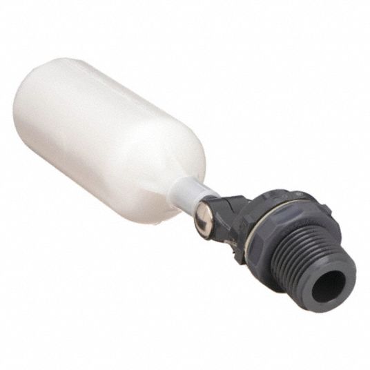 KERICK, 7-1/2 in x 1 in Lg and Mounting Size, 1/2 in Size, Float Valve ...