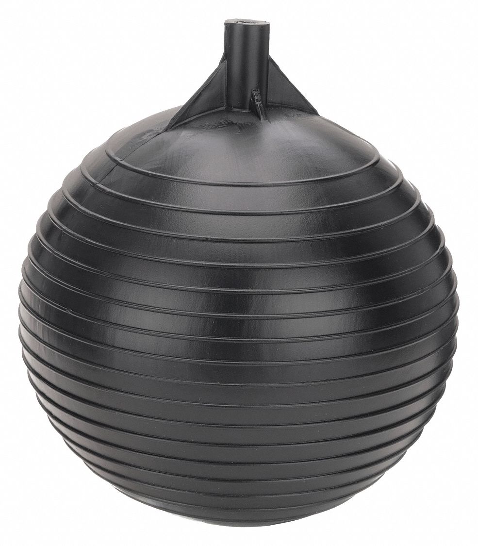 KERICK Float Ball Polyethylene, Internal Connection, 6 in Float Dia