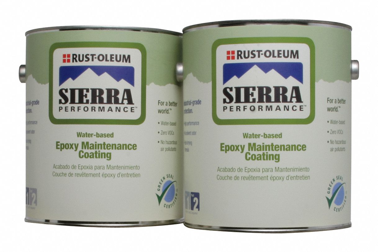 RUSTOLEUM Epoxy Activator and Finish Kit Water Based Epoxy, 2Step