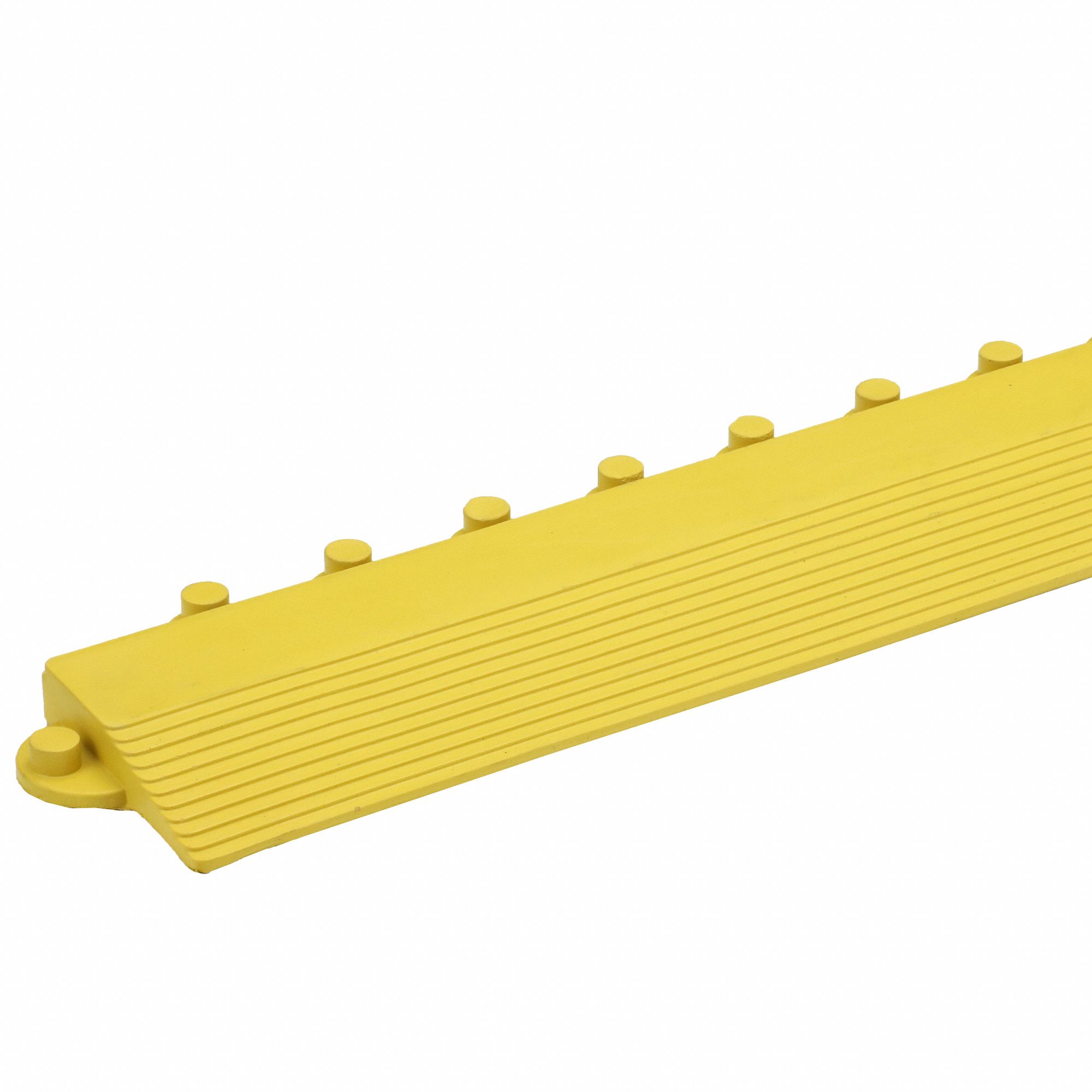 24/SEVEN RAMP EDGE, RAMP EDGE, 3 X 39 IN, RIBBED, YELLOW, NATURAL RUBBER