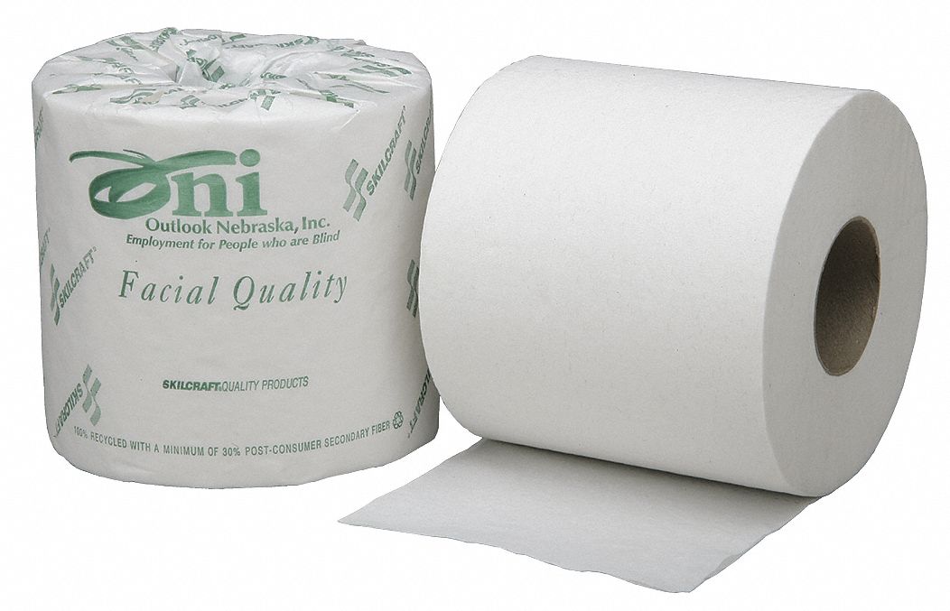 Standard Toilet Paper 2 Ply 4x4in 1Ct