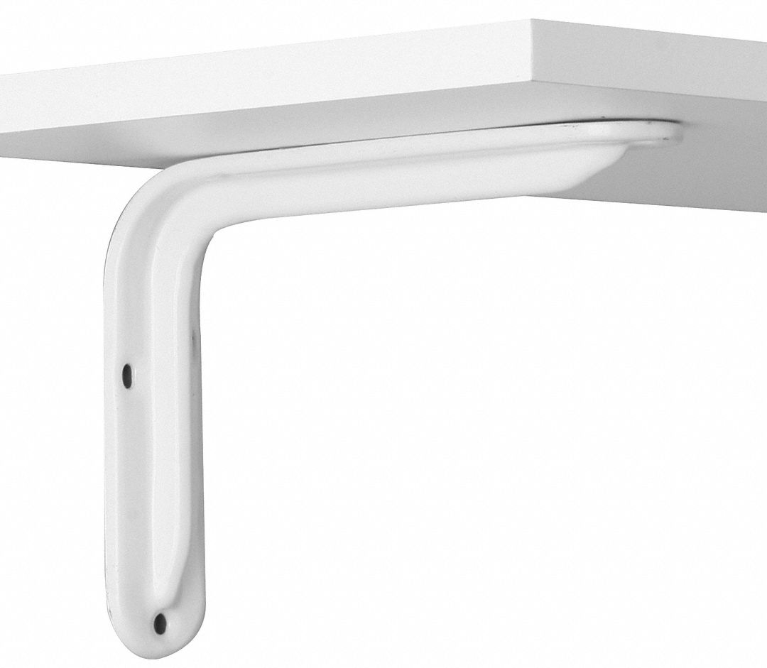JOHN STERLING Heavy Duty Shelf Bracket Steel, 125 Load Capacity (Lb