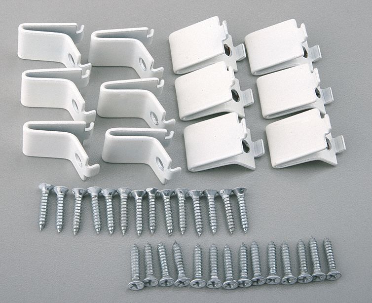 Pilaster Clips White PK12