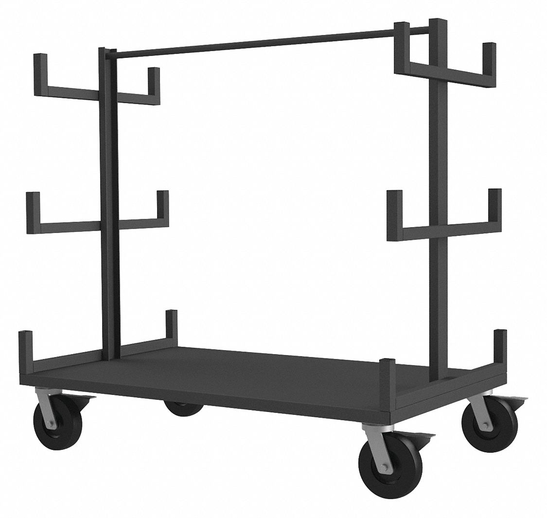 BAR AND PIPE TRUCK,60" D,59-1/8" H,STEEL