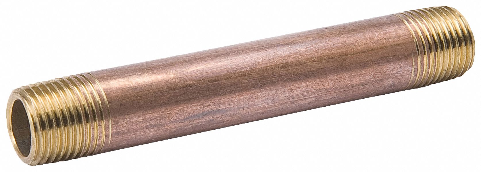 GRAINGER APPROVED 1/4 in x 2 ft Red Brass Pipe, Pipe 4DRU54DRU5 Grainger