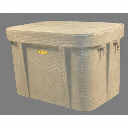 QUAZITE Underground Enclosure Assembly: Traffic, 24 in Overall Ht, 37 5/8  in Overall Lg