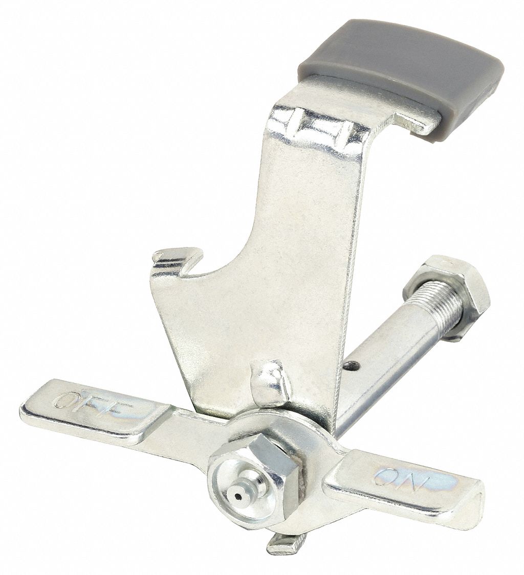 CASTER BRAKE KIT, FACE CONTACT BRAKE, NO LOCK INCLUDED, FOR 6 IN WHEEL DIA, STEEL