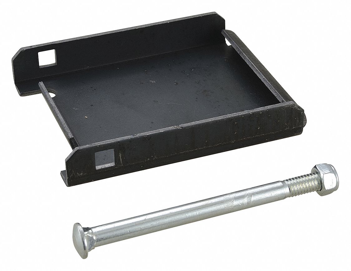 GRAINGER APPROVED QuickMount Bracket for Plate Casters 4 in x 41/2