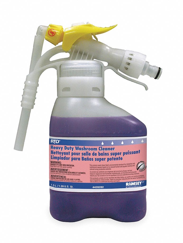 Bathroom Cleaner, Hose End Sprayer Container Type, 118