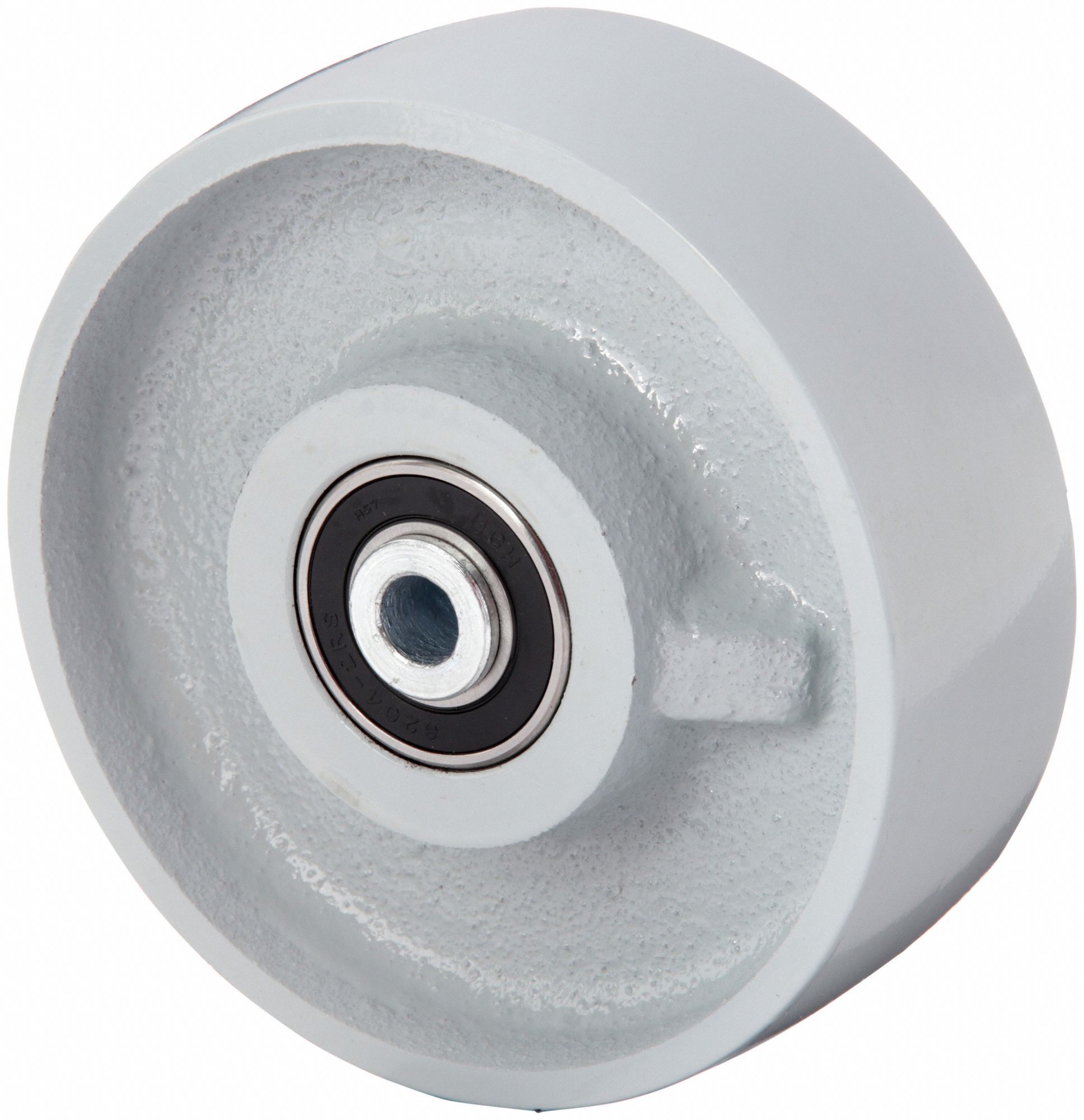 STEEL TREAD WHEEL, 6 IN WHEEL DIA, 2 IN WHEEL W, 2,500 LB LOAD RATING, EXTRA HARD