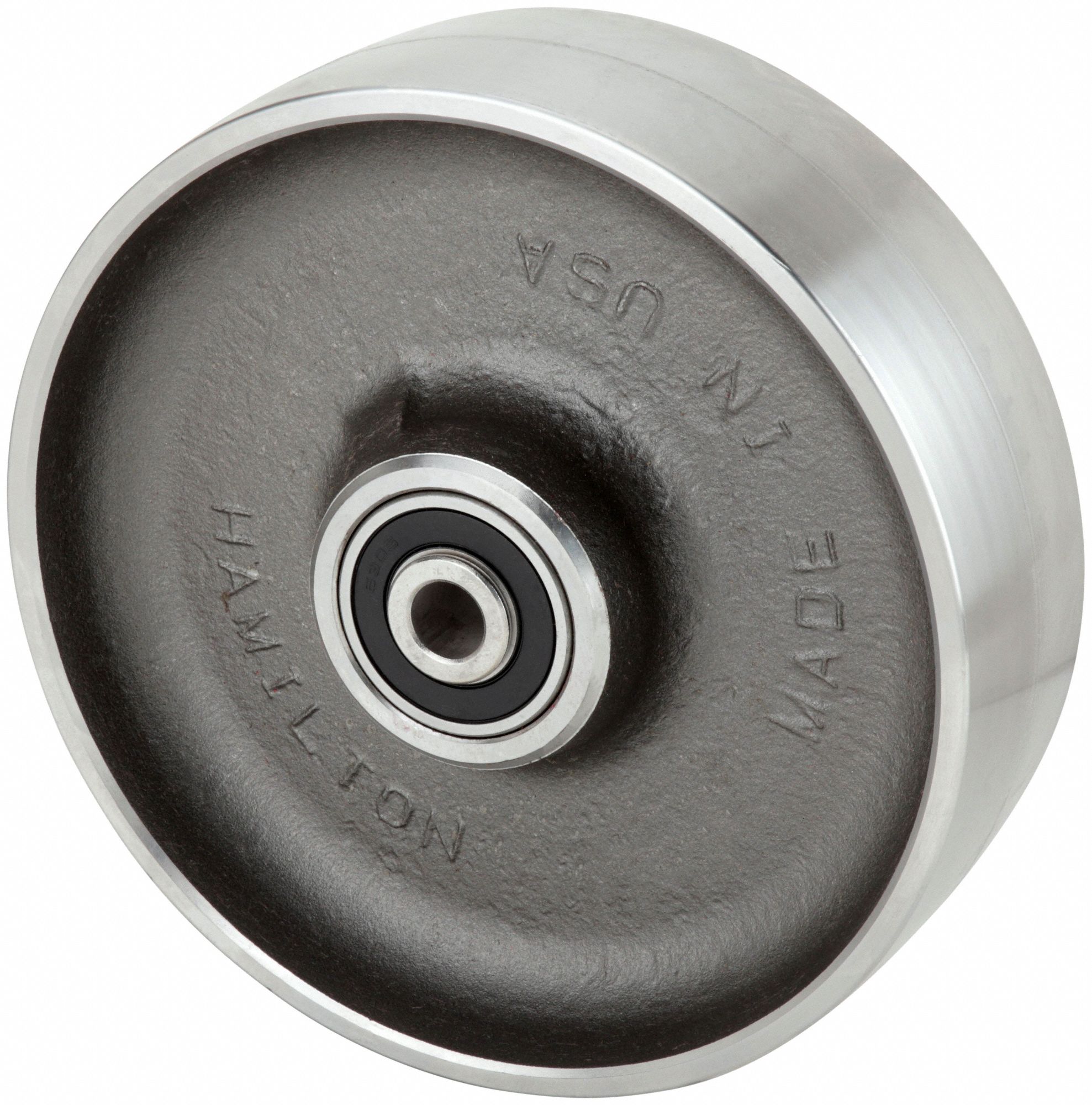 STEEL TREAD WHEEL, 10 IN WHEEL DIA, 3 IN WHEEL W, CLASS 6,500 LB LOAD RATING, EXTRA HARD