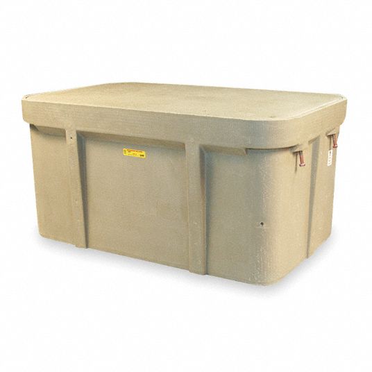 QUAZITE Underground Enclosure Assembly: Communications, 24 in Overall Ht,  49 5/8 in Overall Lg