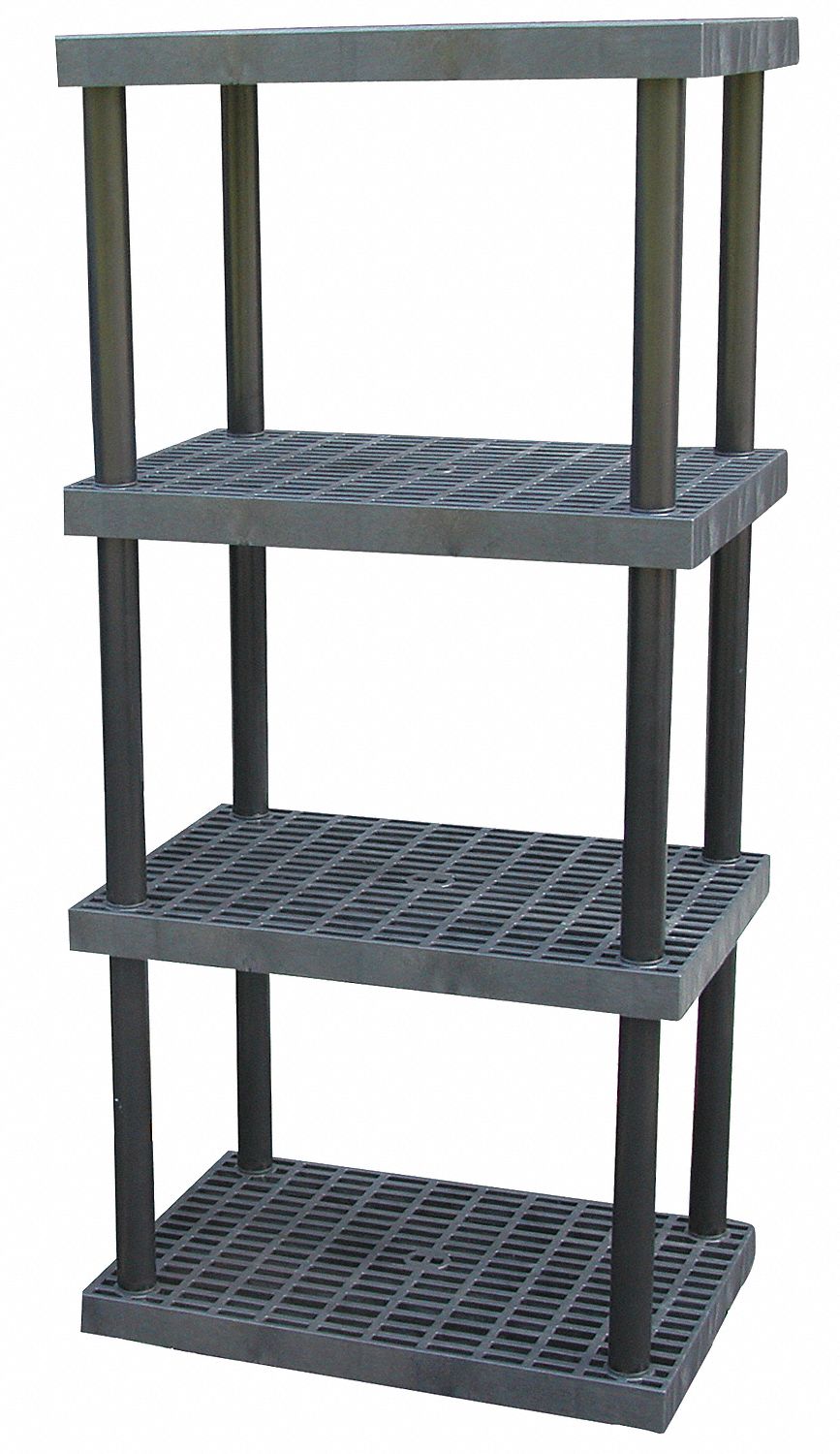  Structural Plastics Dura-Shelf - Estantería de plástico con  estantes ajustables, 36 pulgadas de ancho x 16 pulgadas de profundidad,  estantes ventilados con parte superior de rejilla - 3 estantes : Hogar y  Cocina