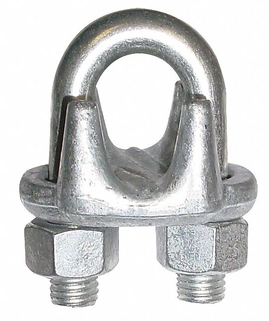 Wire Rope Clip and Thimble Kit 304 Stainless Steel U-Bolt For 1/4 Dia