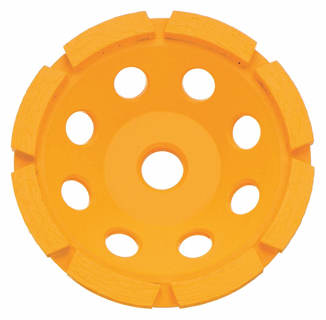 DEWALT, Single Row, 4 in Dia, Segment Cup Grinding Wheel 4DV78DW4770