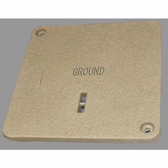 QUAZITE Underground Enclosure Cover Ground, 8000 lb, 143/4 x 143/4 Enclosure 4DWA1