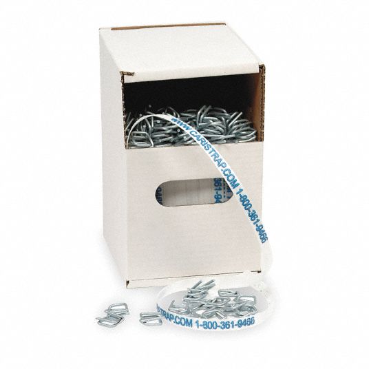 CARISTRAP Plastic Strapping Kit, Fits Strap Width 1/2 in 4DWX3HM45PC Grainger