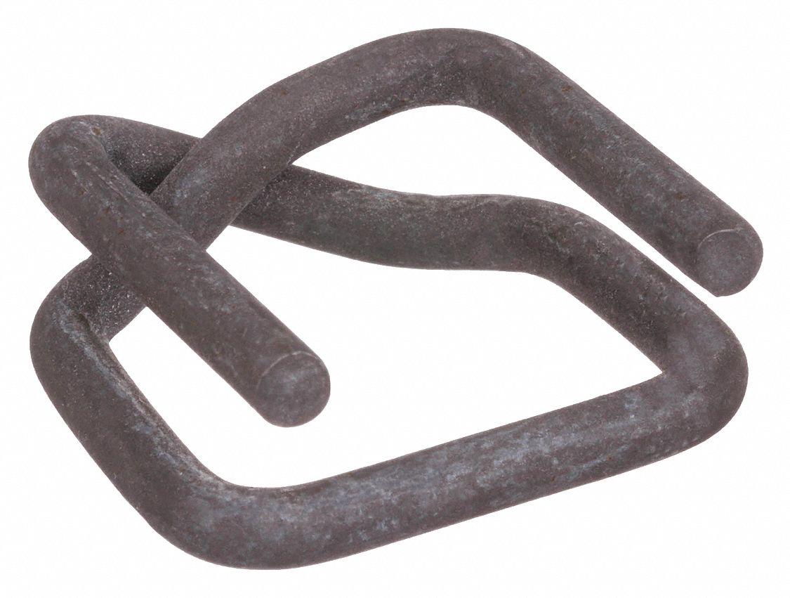 CARISTRAP, Fits 1 in Strap Wd, 1 in Seal Inside Wd, Strapping Buckle ...
