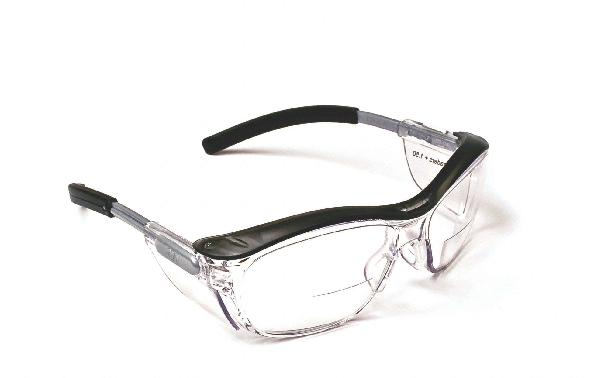 3M Bifocal Safety Read Glasses,+1.50,Gray 11500-00000-20