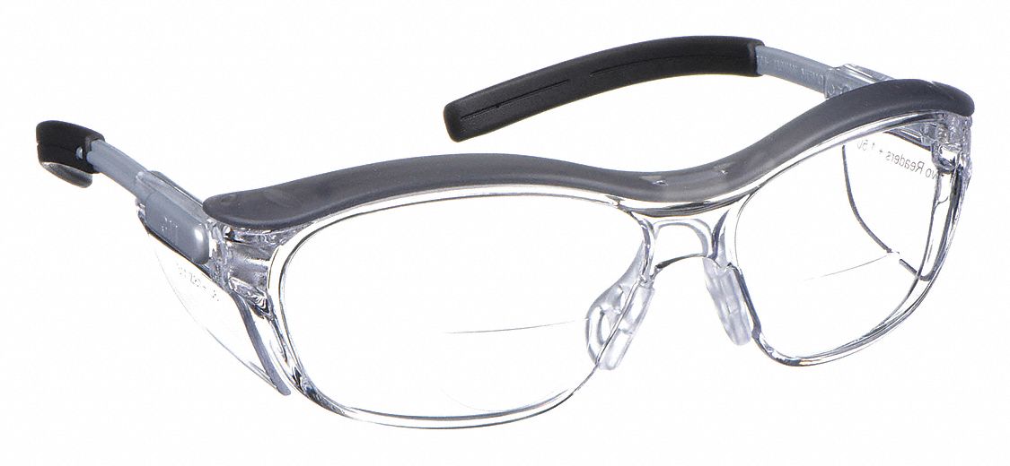 3M, Anti-Fog, No Foam Lining, Bifocal Safety Reading Glasses - 4DY79 ...