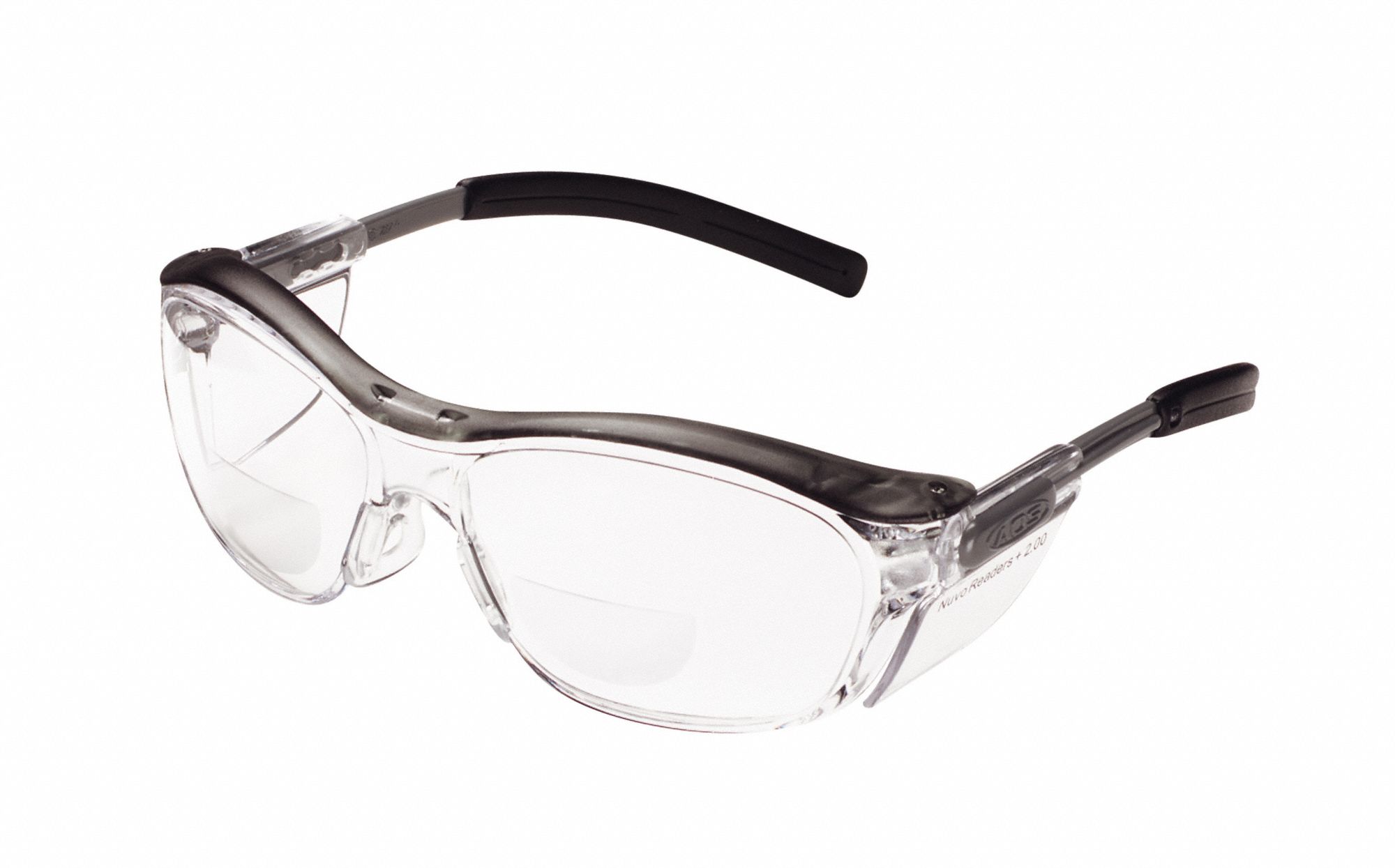 3m Bifocal Safety Reading Glasses Anti Fog No Foam Lining Traditional Frame Full Frame 2 2607