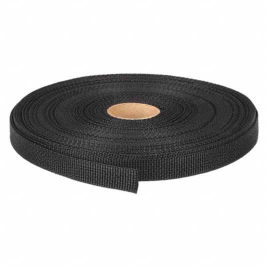 BULK-STRAP, 1 in Wd, 51 ft Lg, Bulk Webbing - 4DYL1|P01051BK - Grainger