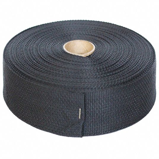 BULK-STRAP, 1 1/2 in Wd, 102 ft Lg, Bulk Webbing - 4DYL5|P15102BK ...