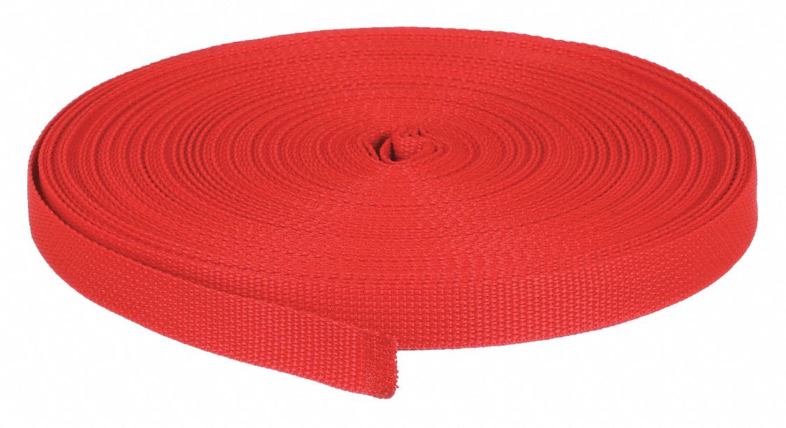 BULK WEBBING, POLYPROPYLENE, 500 LB/IN TENSILE STRENGTH, 160 LB WORKING LOAD LIMIT, 1 IN W