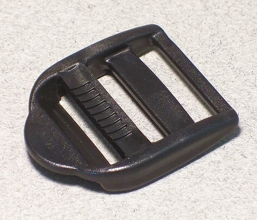 Slide Bar Buckle,1 In.,Plastic,PK25 Grainger