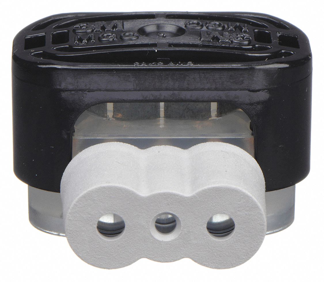 Insulation Displacement Connector: 3 Ports, Black, 20 AWG – 18 AWG Run Size Range, 600 V