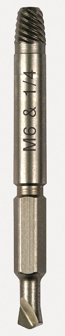 Drill/Extractor Tool: Double End, Size #1, M3 Capacity