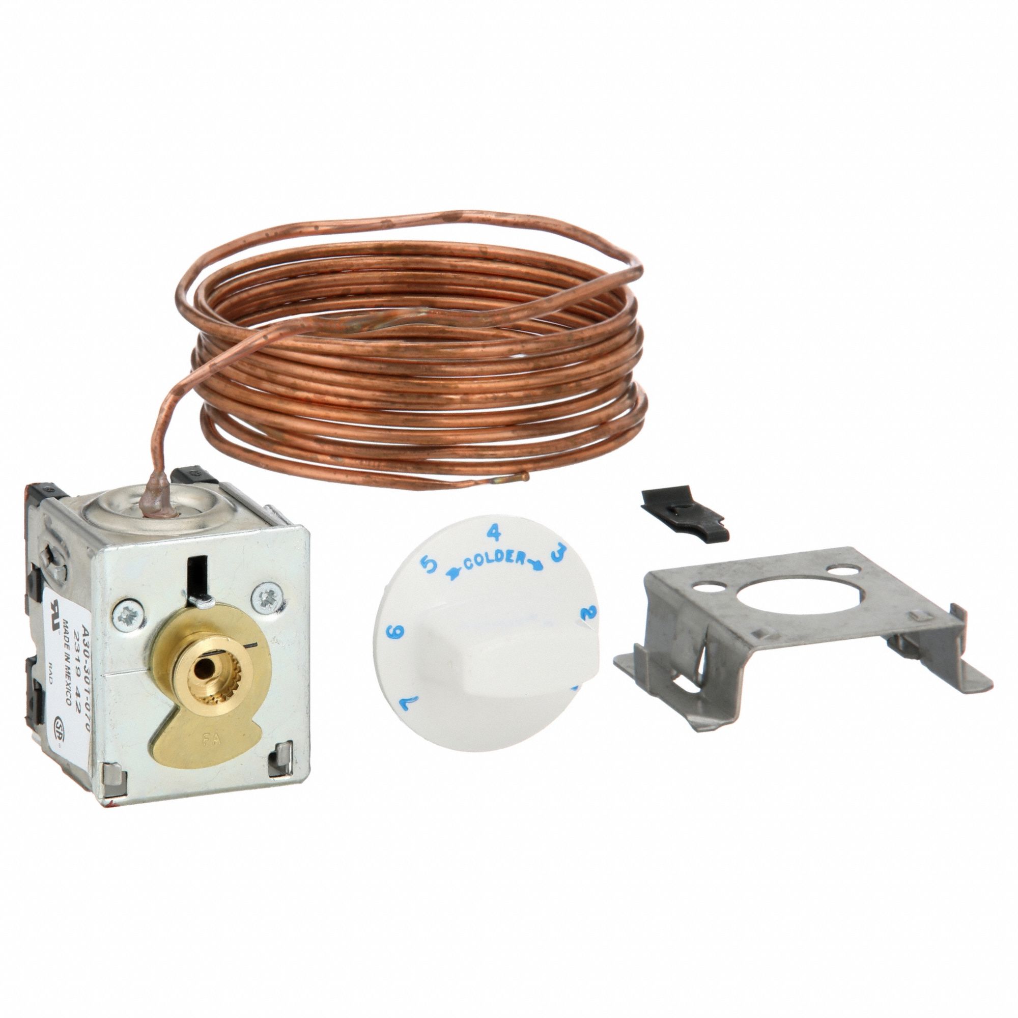 Defrost Cycle Control: Constant Differential, SPST, -24°F Cold Off, 20°F Warm On