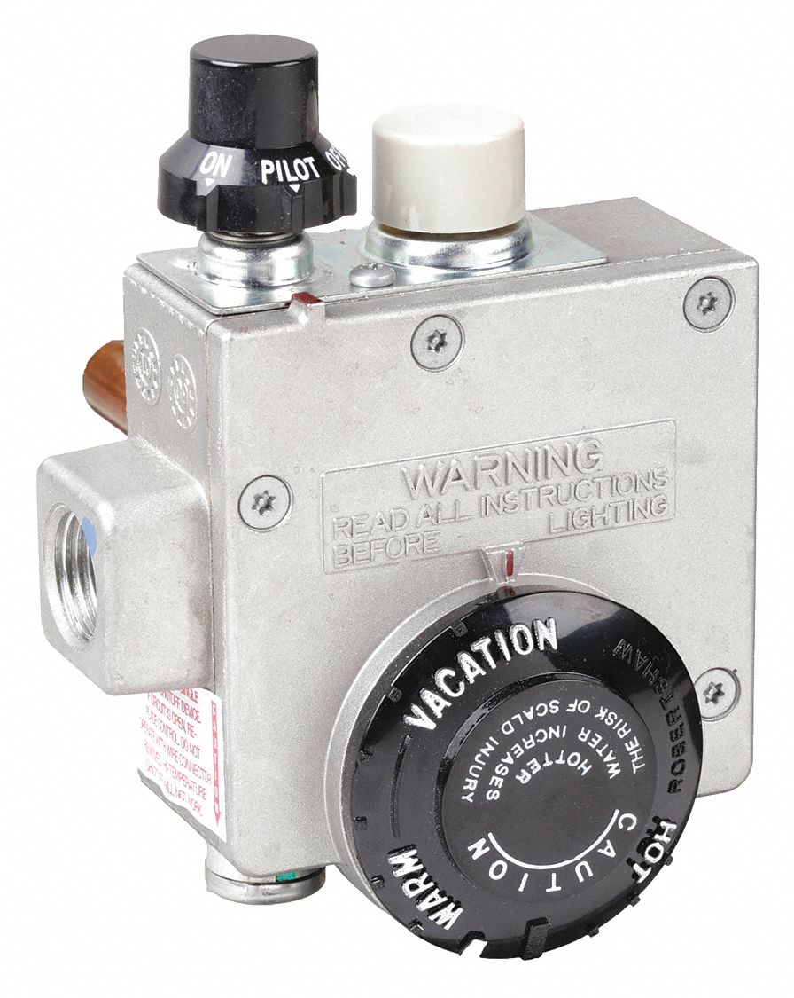 ROBERTSHAW, Mfr Part 110202, Natural Gas, Gas Water Heater Control 4E121110202 Grainger