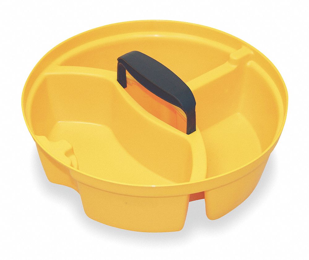 Bucket Organizer, Plastic Grainger