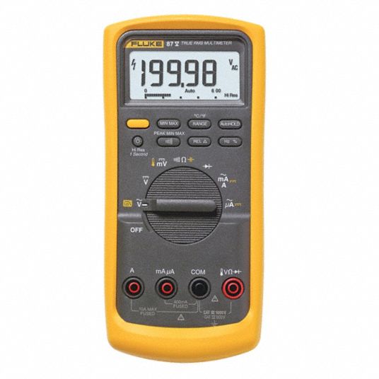 FLUKE, CAT III 1000V/CAT IV 600V, TRMS, Digital Multimeter - 4EB21