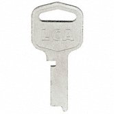 LOCK CORP OF AMERICA 5LS-B Flat Cut Key Blank,Locker Locks 