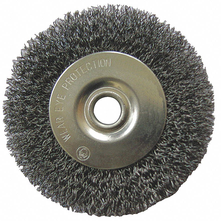 4 Inch Wire Wheel for Angle Grinder 7/8 Arbor Hole Grinder Wire Brush for Bench/Pedestal Grinders 