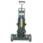 SMALL CART, 2 AIR CYLINDER, STEEL, 4500/5500 PSI, 4-OUTLET MANIFOLD, HAND TIGHT NUTS