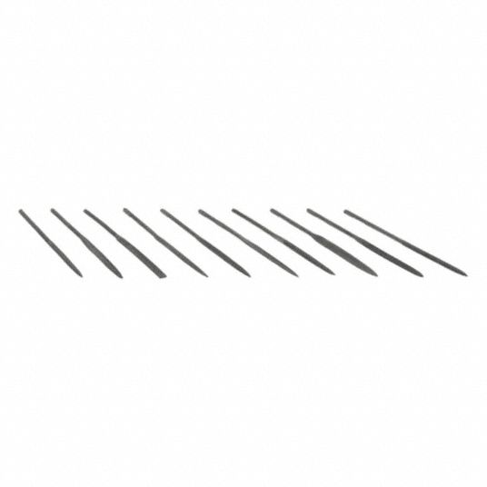 Half Round/Round/Triangular, 5 1/2 in Lg, Needle File Set - 4EEK3|430 ...