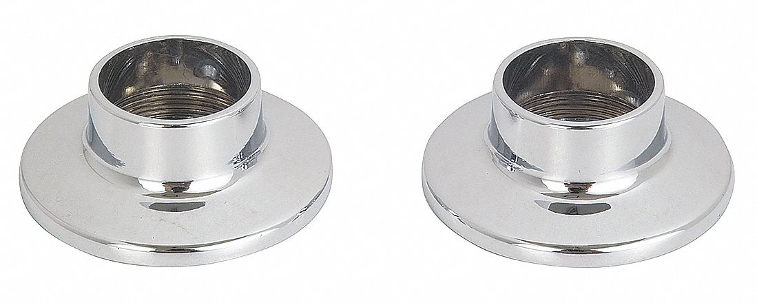 Rod Flanges: 4EEW8, Zinc, 2 5/32 in Overall Wd, 41/50 in Overall Ht, 2 5/32 in, 2 PK