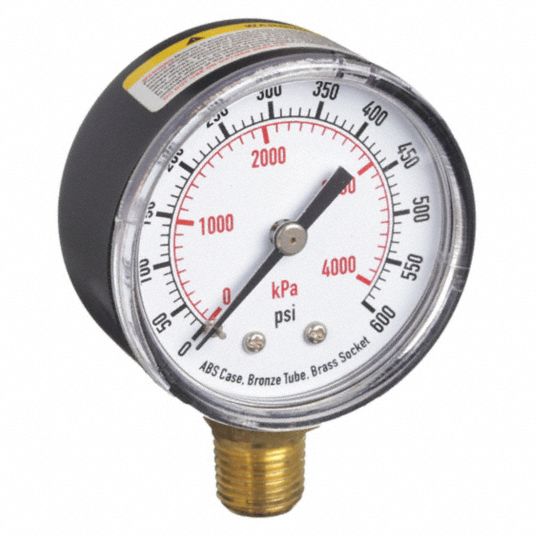 Pressure Gauge - 4EFA4|4EFA4 - Grainger